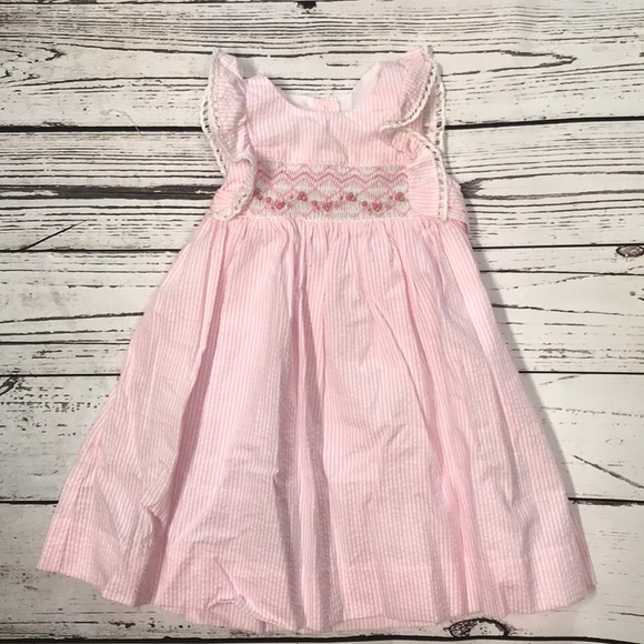 laura ashley smocked dress